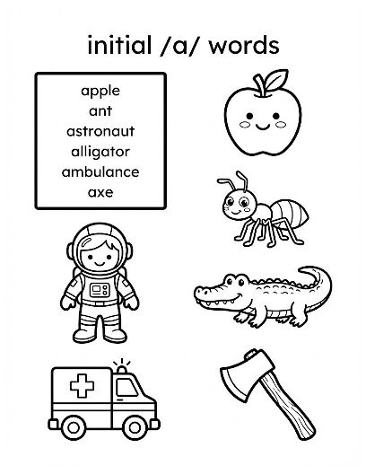 Initial /a/ words thumbnail